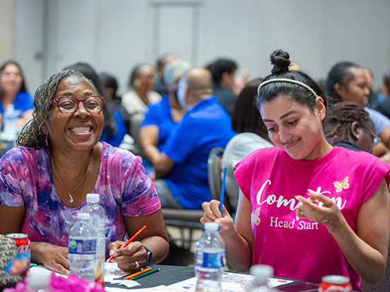 This is a photo from the Head Start new school year kickoff 